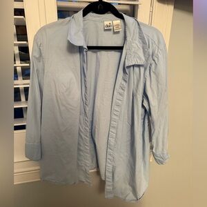 Duo Maternity Light Blue button up Top